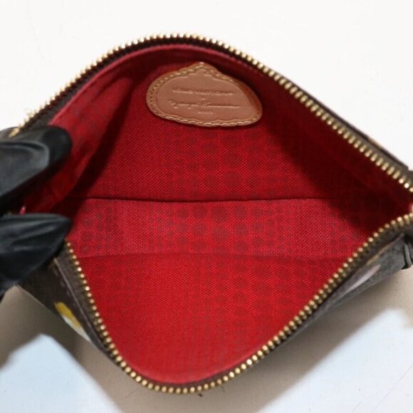 Louis Vuitton Mini Pochette Accessoires Yayoi Kusama Painted Dots Monogram - Picture 6 of 15